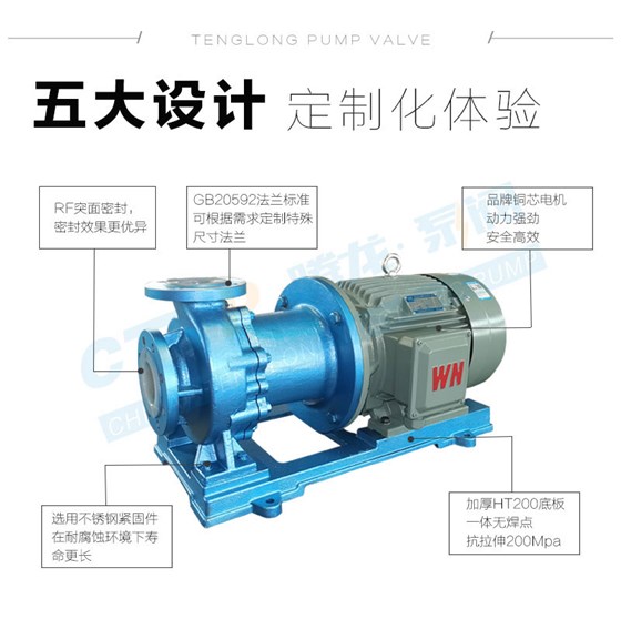 高温磁力泵设计特点