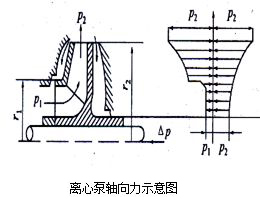 磁力泵平衡轴向力示意图