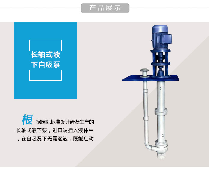 氟塑料液下泵特点