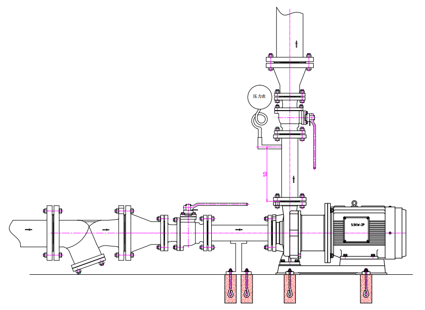 磁力泵安装图